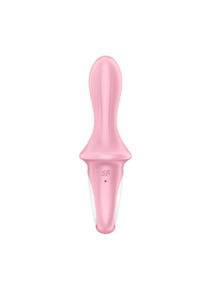Vibromasseur anal gonflant connecté rose USB Air Pump Booty 5+ Satisfyer - CC597803
